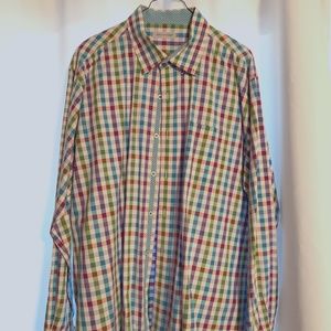 Alex Cannon Multi Color Dress Shirt